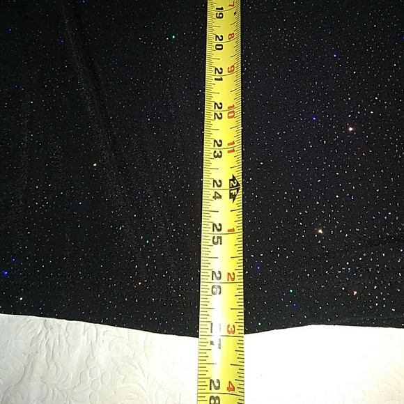 🎈SALE Solid Black Mesh -like w Metallic Sparkles - Picture 6 of 8